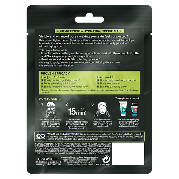 Garnier Pure Active Black Algae Mask